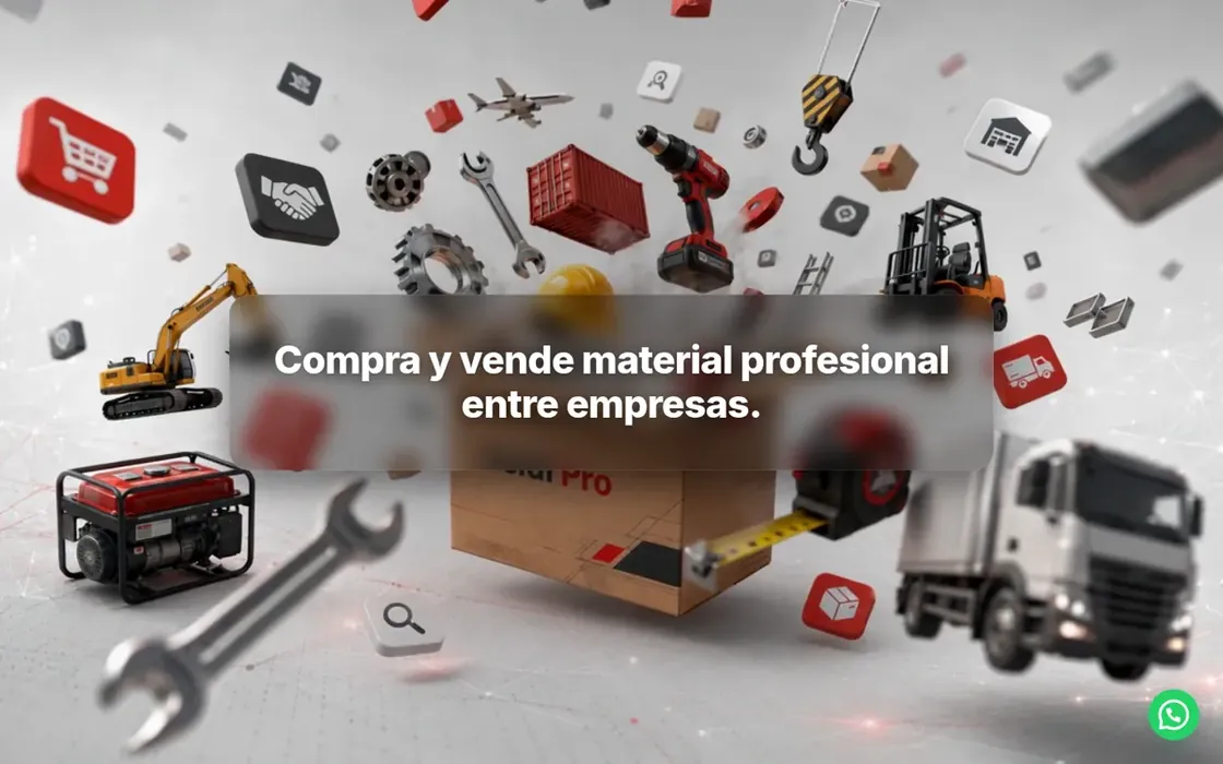 Captura de la web de la plataforma B2B
